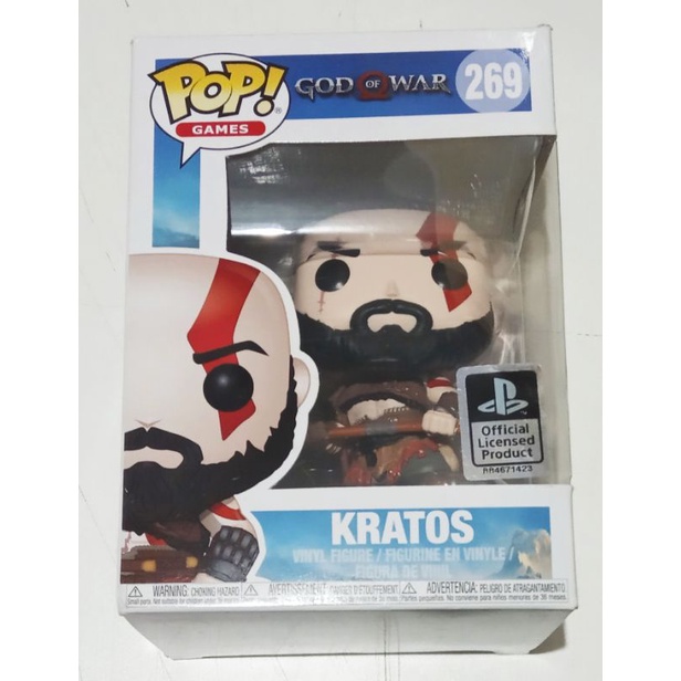 Boneco Funko Pop Kratos 269 God Of War Machado Colecionável - paki store -  Funko - Magazine Luiza