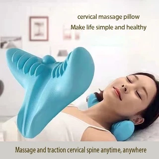 Novo Travesseiro De Ombro Massageador Do Pescoço Massagem Correção Artefato Almofada De Tração Especial Para