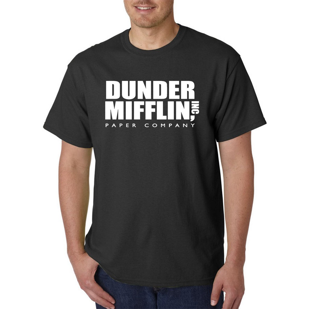 Camiseta Masculina Dunder Mifflin Logo The Office Camisa