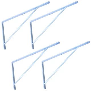 Cantoneira Reforçada Soldada Branca 30 CM Kit com 4 Unidades em Oferta na Shopee