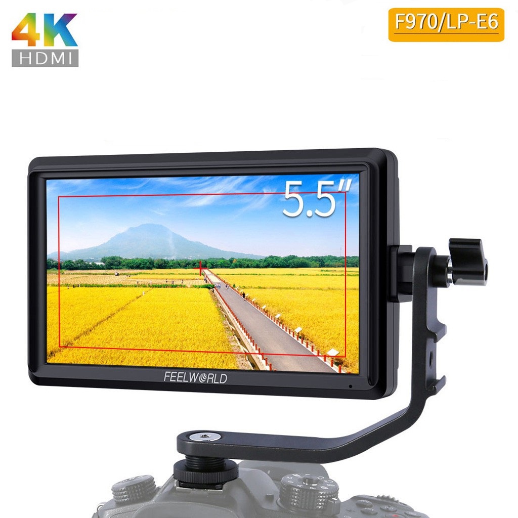 Monitor Feelworld S55 - 4k Dslr Hdmi - Pronta Entrega | Shopee Brasil