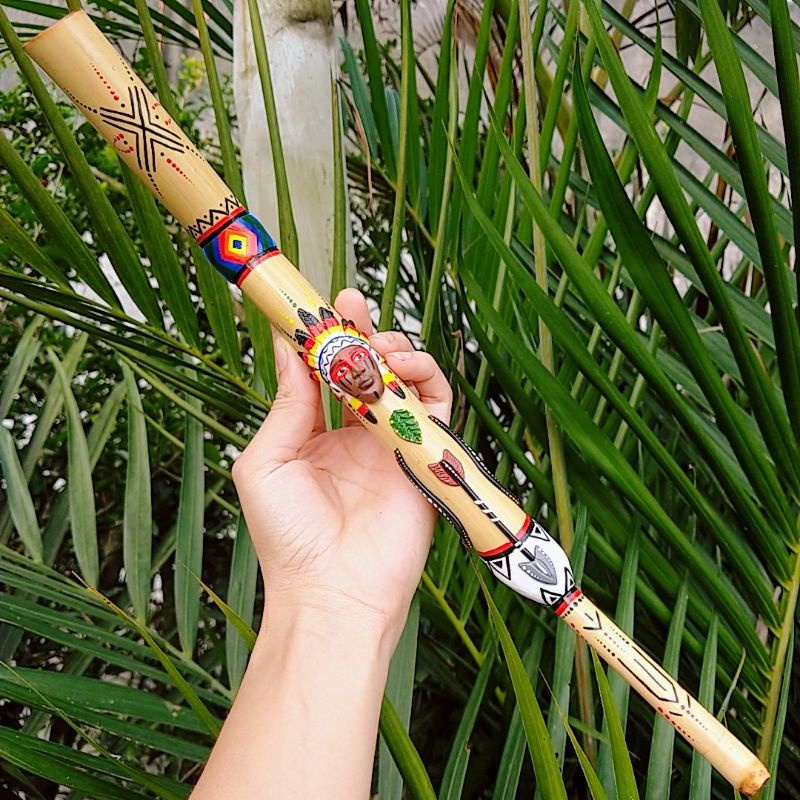 Tepi Tipi Pagé Xamã Aplicador Feito Com Bambu | Shopee Brasil