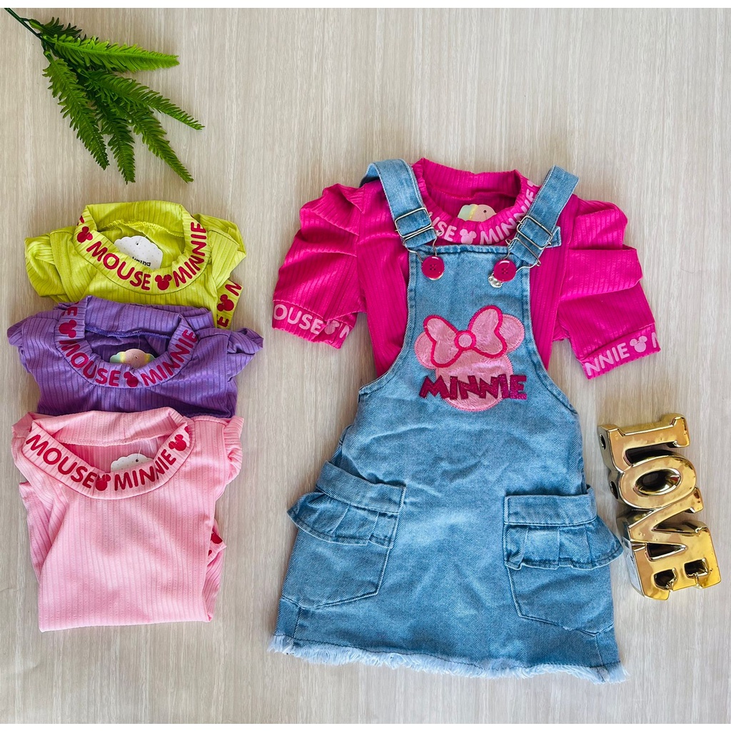 Conjunto infantil menina blogueirinha 2 pe\u00e7as 1 a 6 anos ENVIO IMEDIATO ...