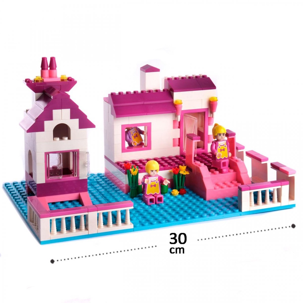 6-em-1 meninas princesa castelo blocos de construção compatíveis com Lego,  1000pcs brinquedos cor-de-rosa palácio do rei tijolos de banquete  brinquedos para meninas 6-12 construção Play Set brinquedos educacionais  para crianças - libergarden 