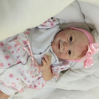 Bonecas reborn bebê 22 55cm, silicone, barato, presente para meninas, bebê  reborn, roupa roxa - AliExpress