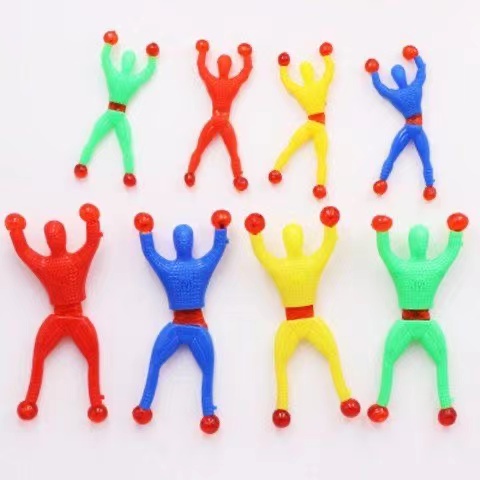 Boneco Geleca homem aranha super ninja gruda na parede slime