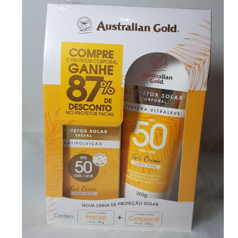 Australian Gold Protetor Solar Facial Matte FPS 50 50g 50g