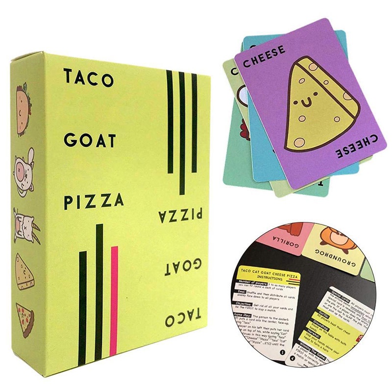 Taco Gato Cabra Queijo Pizza Card Game