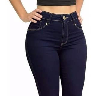 Calça Feminina Jeans Mom Moda Rasgos Luxo Cintura Alta