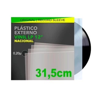 Plastico Vinil Lp Nacional - 50 Externos 0,20 + 50 Internos em Oferta na Shopee