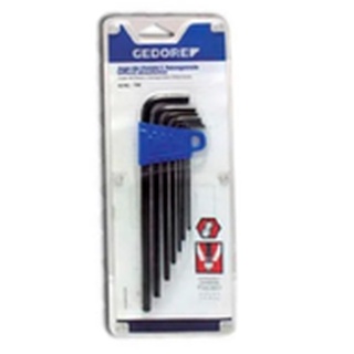 JOGO DE CHAVE ALLEN 1,5 A 14MM (14 PÇS) ABAULADA 012.957 GEDORE