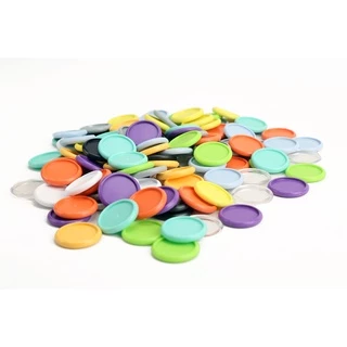 kit de 44 Discos para Caderno de Discos DIY - Tamanho M de 24mm (cores variadas)
