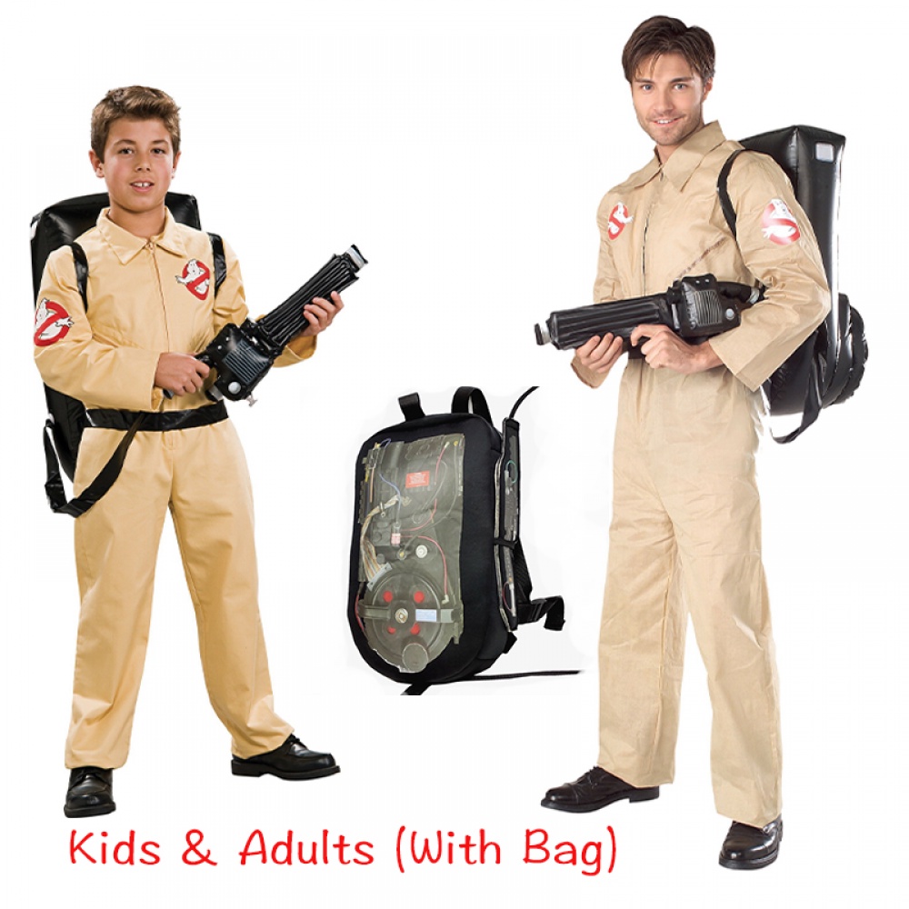 Filme Tema Fantasmabuster Cosplay Fantasia De Halloween Kids & Adultos Saco De Panos De Performance Adequado