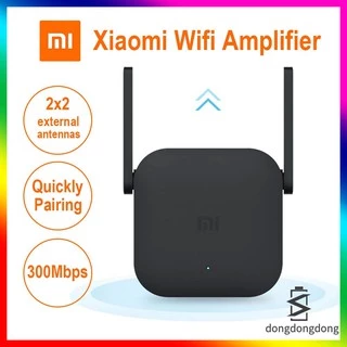 XIAOMI Xiao Mi Mi Mi Jia Youpin Pro 300m 2.4g Repetidor Wifi Range Extender Impulsionador Repetidor Pro Amplificador Com Antena 2 - @ @ Preto