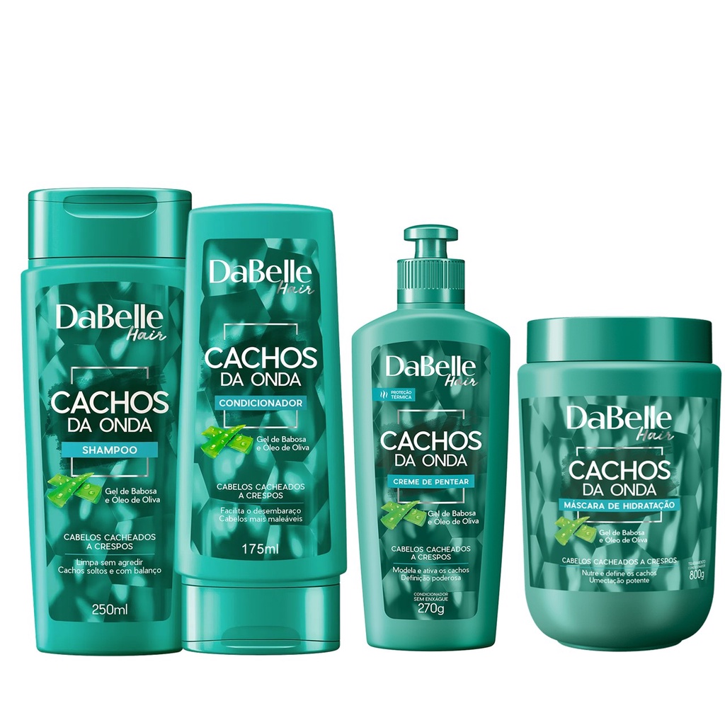 Kit Dabelle Hair Cachos Da Onda Produtos Shopee Brasil