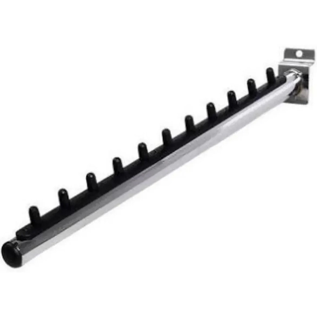 Expositor Cabideiro Arara Rt P/ Painel Inclinado Cromado