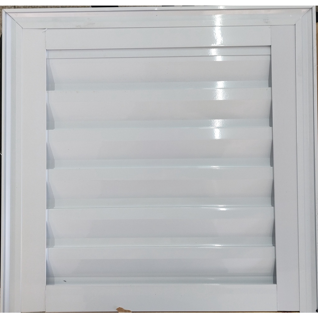 Porta Abrigo Alçapão Portinhola Alumínio Branco 80x80 cm Linha 25