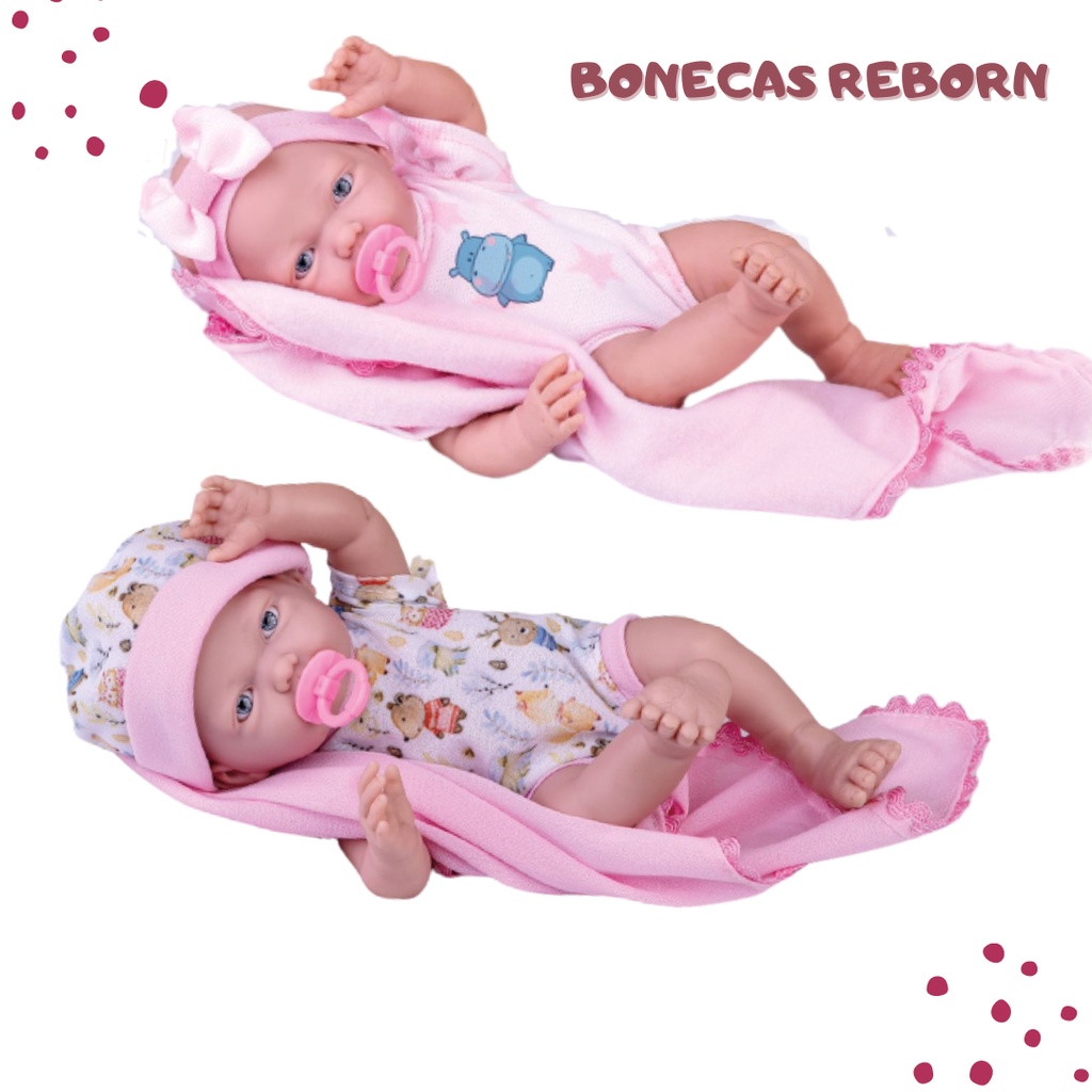 Boneca Bebe Reborn Barato Super Barata - Chic Outlet - Economize com estilo!