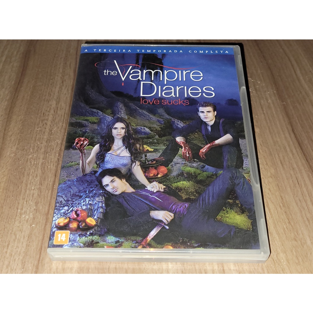 Box DVD The Vampire Diaries - Terceira Temporada Completa | Diários de ...