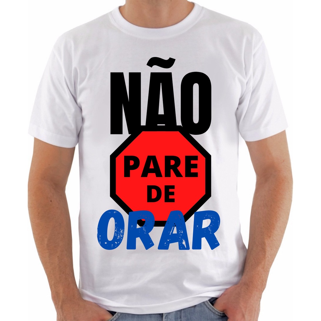 Camisetas com hot sale frases gospel