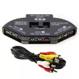 Chave Seletora Audio Video - Chaveador Cabo Rca