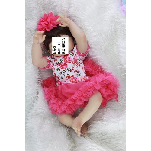 Bebê Reborn Boneca Roupas Vestido Terno Para 19-20 Polegada Para