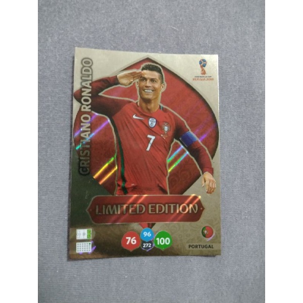 Card Limited Edition Cristiano Ronaldo - Adrenalyn XL FIFA