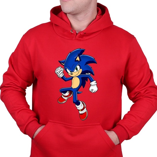 Blusa Frio Moletom Miles Tails Sonic Desenho Jogo Anime 01