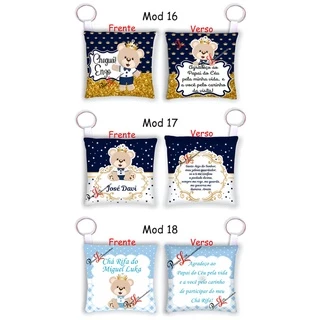 kit Almochaveiro Lembrancinhas Almofada Personalizadas Ursinho cheguei/Cha Fralda/aniversário em Oferta na Shopee
