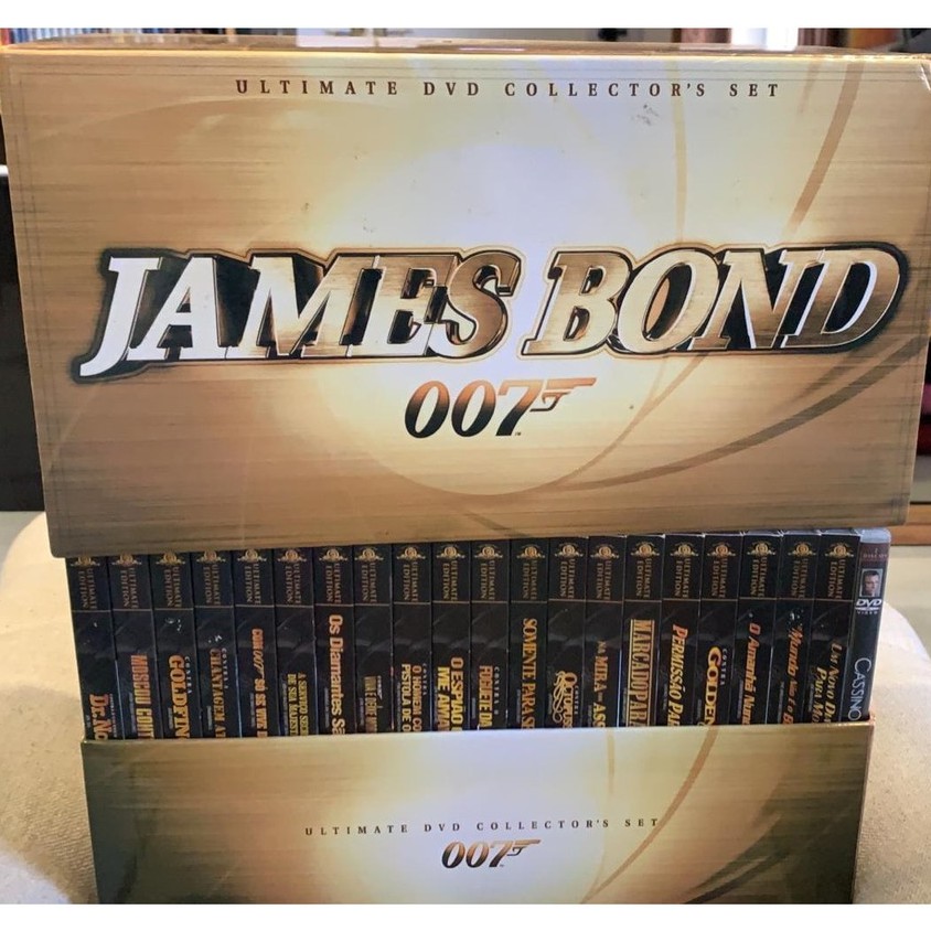 Box 21 filmes 007 James Bond Ultimate Collector's - Dvds Duplos