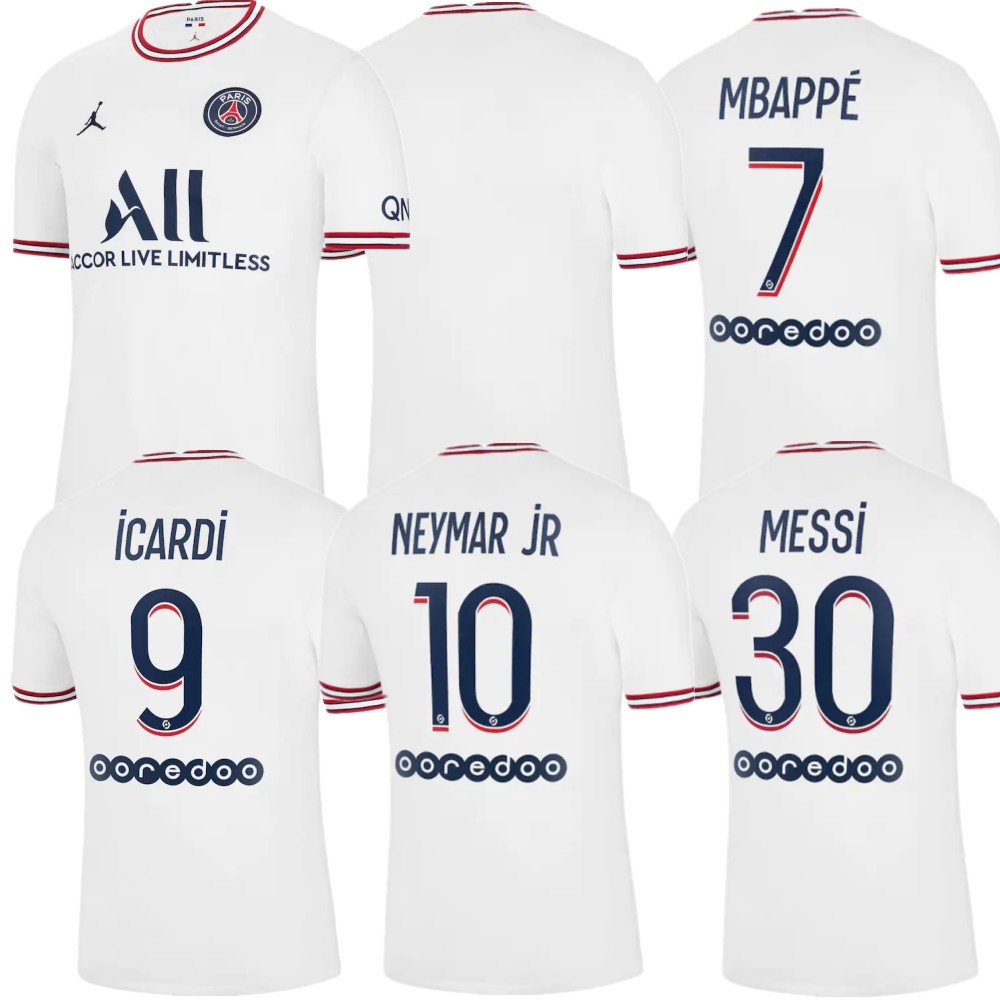 camisa de Futebol PSG 22-23 Paris Jersey Fourth Mbappé#7 football shirt