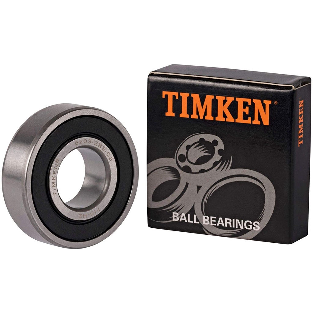 Lot De 2 Roulements à Billes Double Joint Caoutchouc TIMKEN 6305-2RS (25x62x17mm)