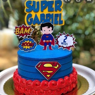 Topo de Bolo SuperMan / Super Homem – Bear's Fun