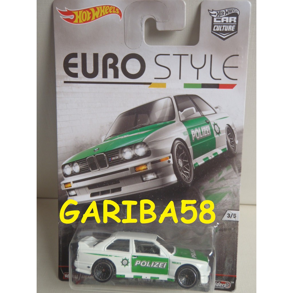 Hot Wheels ´92 Bmw M3 POLIZEI 2016 Euro Style Car Culture Gariba58 ...