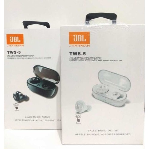 Fone de Ouvido Sem Fio Bluetooth JBL TWS 05 Wireless 5.0 In Ear Earbuds Headphones Earphone Airpod