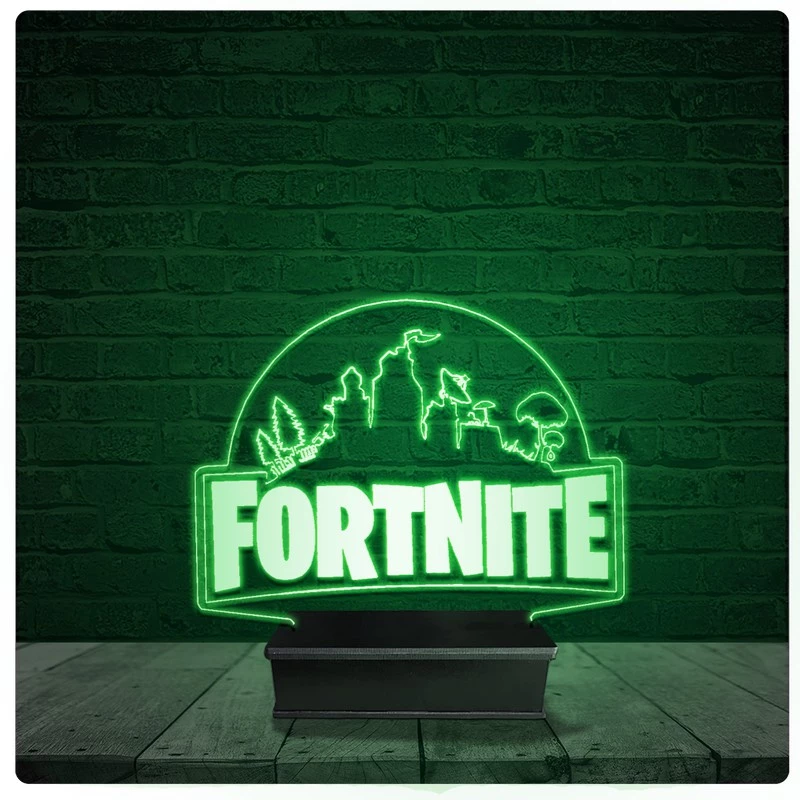 Luminária Abajur Acrílico Led - Fortnite battle Royale 03