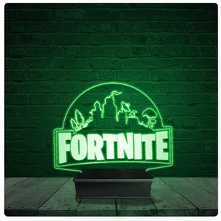 Luminária Abajur Acrílico Led - Fortnite battle Royale 03