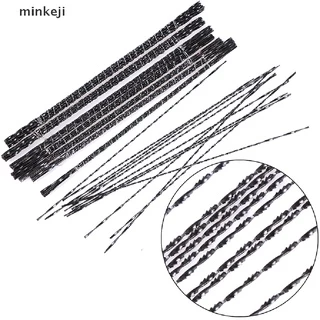 minkeji 12pcs Lâminas Serra De jig 130mm Dentes Espirais De metal Ferramentas Artesanais De Corte De Madeira