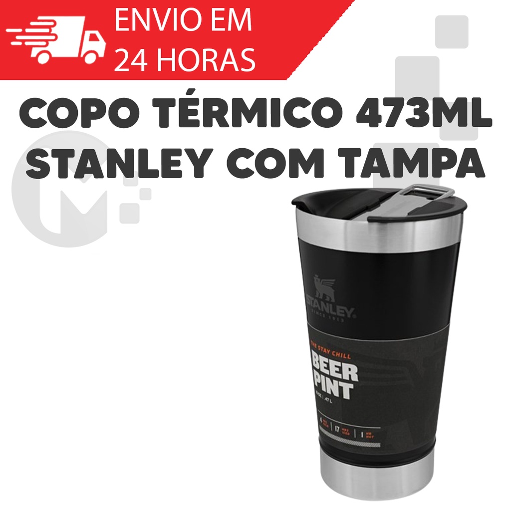 Copo Stanley Térmico Original Com Tampa e Abridor - WAS IMPORTS