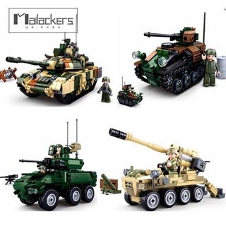 Mailackers Lego Modelo De Tanque Militar Criativo De Quebra-Cabeça Montado Blocos De Construção De Brinquedos Infantis Compatíveis Com O Aniversário Da