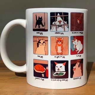 Caneca Memes de Gato