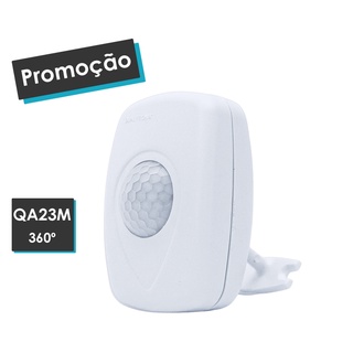 Sensor de Presença Multifuncional Teto 360 Graus Qualitronix