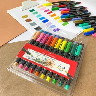 Caneta Brush Pincel SuperSoft 20 Cores - Faber Castell
