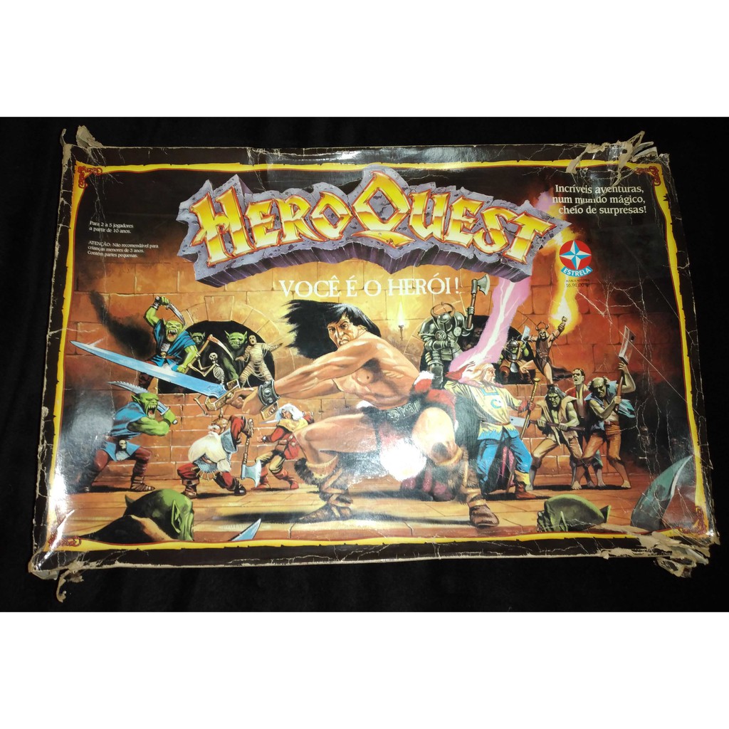 Reliquia Jogo Tabuleiro Rpg Hero Quest Raridade | Jogo de Tabuleiro Estrela  Usado 38606074 | enjoei