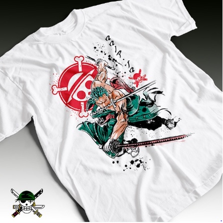 Camiseta Zoro Sola One Piece 100% Algodão Promoção