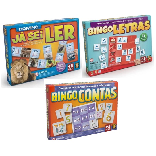 Jogo Bingo Letras - Grow 02320