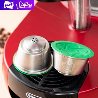 i Cafilas YD07 Filtro De Cápsula De Café Reutilizável Nescafe Em Aço Inoxidável Crema Maker Pods Cups Para Máquina DOLCE GUSTO