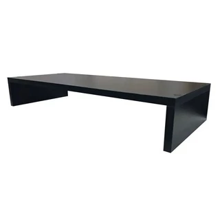 Base Suporte Apoio P/ Monitor Telas Notebook Mesa Mdf Preto