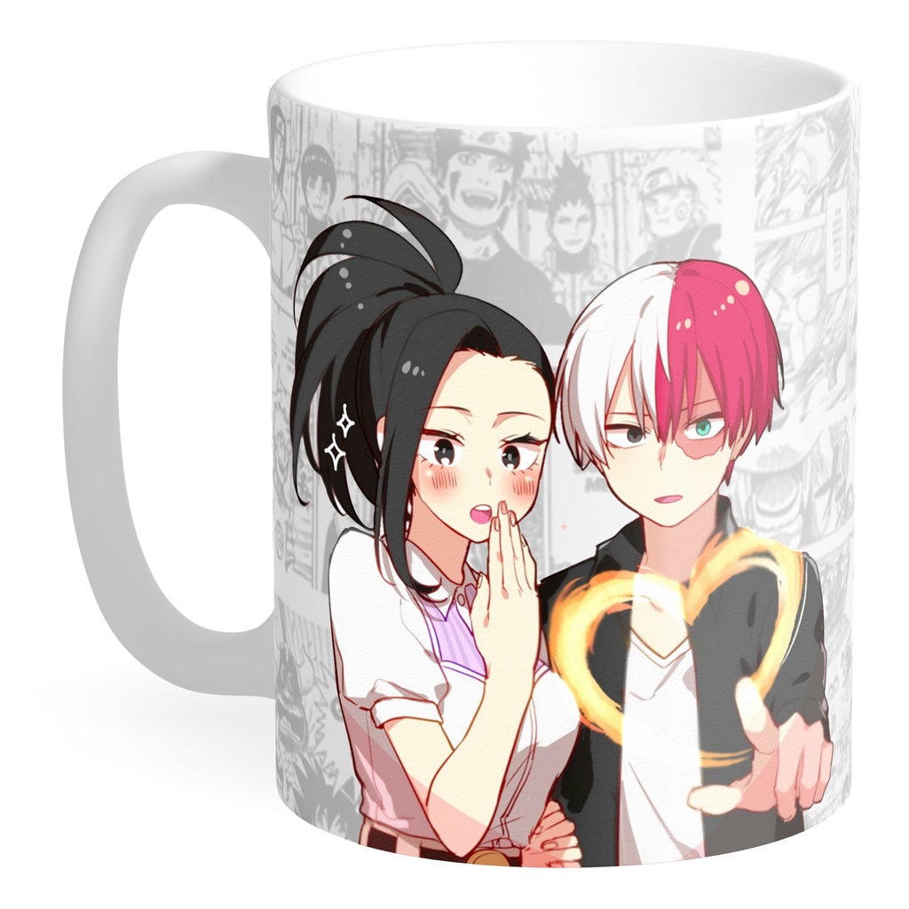 Caneca My Hero Academia Age Of Heroes Momo Yaoyorozu Personalizada com Nome  | Shopee Brasil