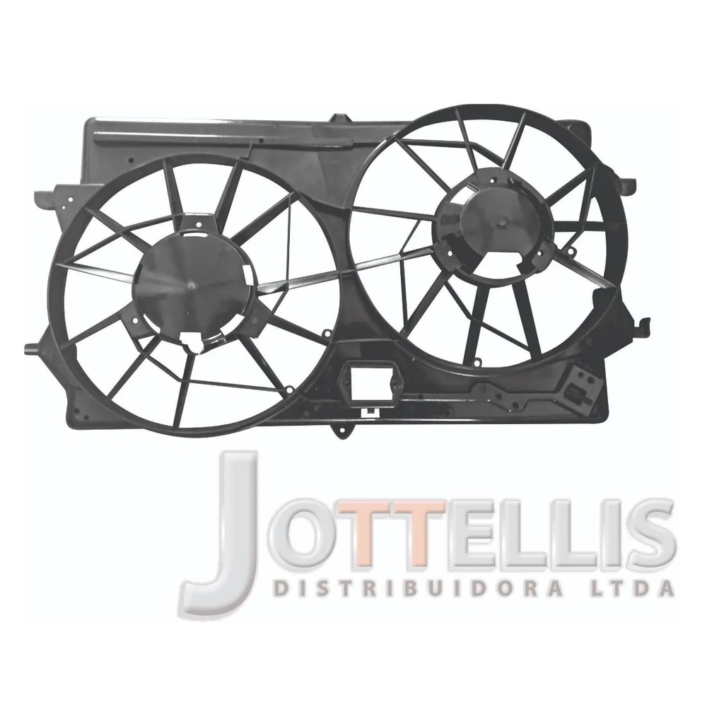 Defletor do Radiador Focus Ate 2004 Com Dois Motores Com Ar
